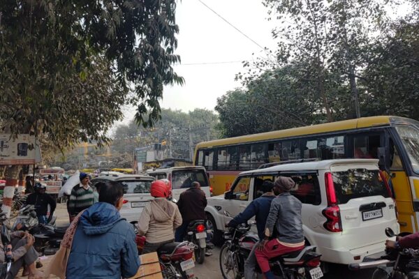 भोरे में जाम और अतिक्रमण समस्या