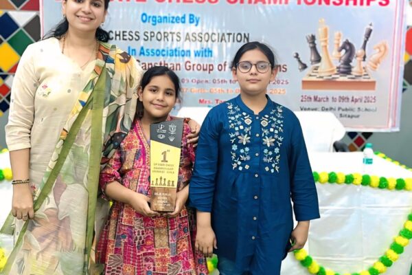 अव्याना ढिल्लों बनीं अंडर-7 शतरंज की उत्तर प्रदेश चैंपियन, अब नेशनल में करेंगी प्रदेश का प्रतिनिधित्व