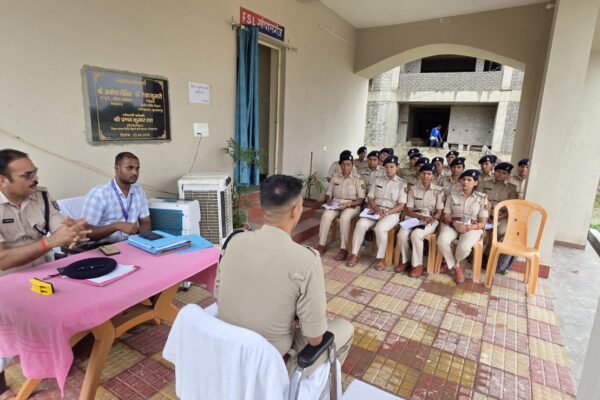 महिला पुलिस पदाधिकारीयो को फॉरेंसिक जांच की दी गई ट्रेनिंग।