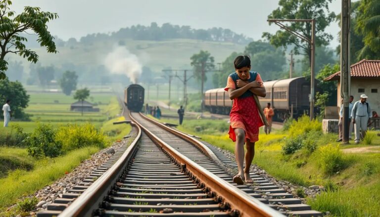 रेलवे ट्रैक पर खेलते-खेलते पहुंची मूकबधिर बच्ची, रेलकर्मी ने बचाई जान
